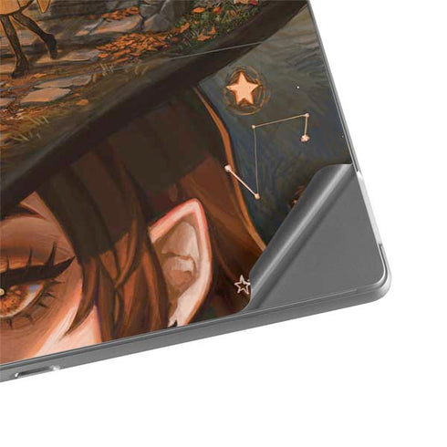 Halloween Pumpkin Witch with Fox by Ivy Dolamore Surface Pro 8 Skin